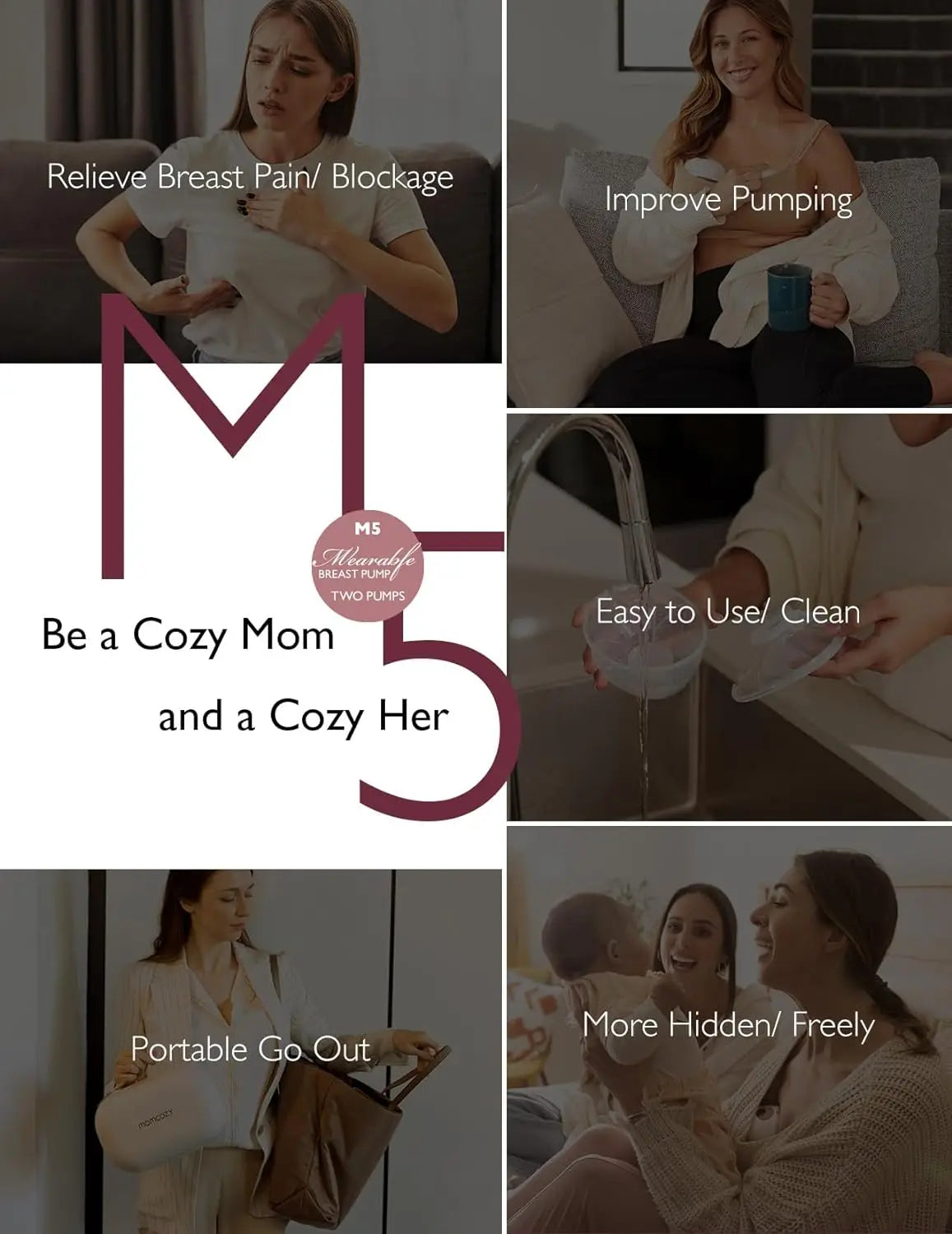Momcozy Wearable Breast Pump