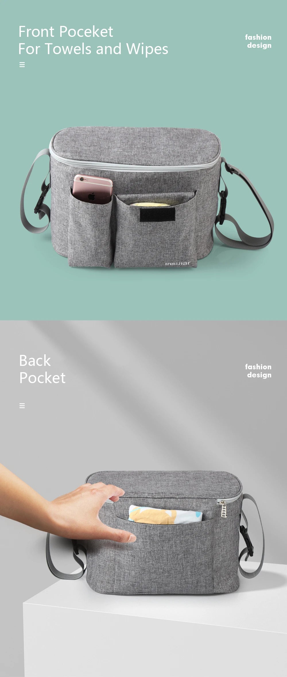 Hanging Basket Baby Stroller Bag