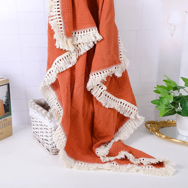 Cotton Muslin Swaddle Blankets