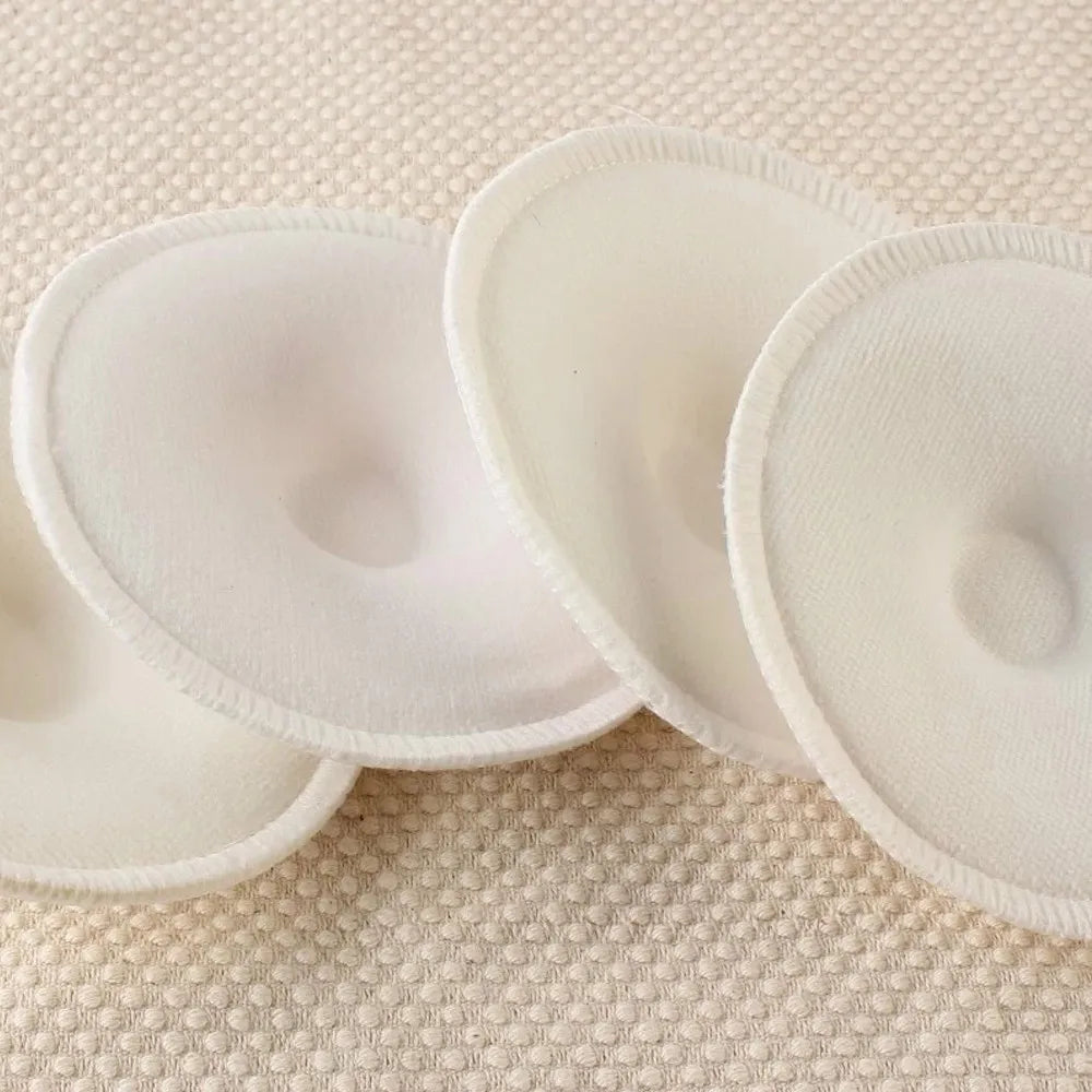4/8Pcs New Bamboo Breast Pad Nursing Pads For Mum Washable Waterproof Feeding Pad Bamboo Reusable