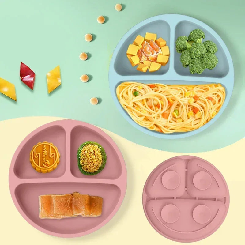 Silicone Baby Suction Bowl Feeding Set