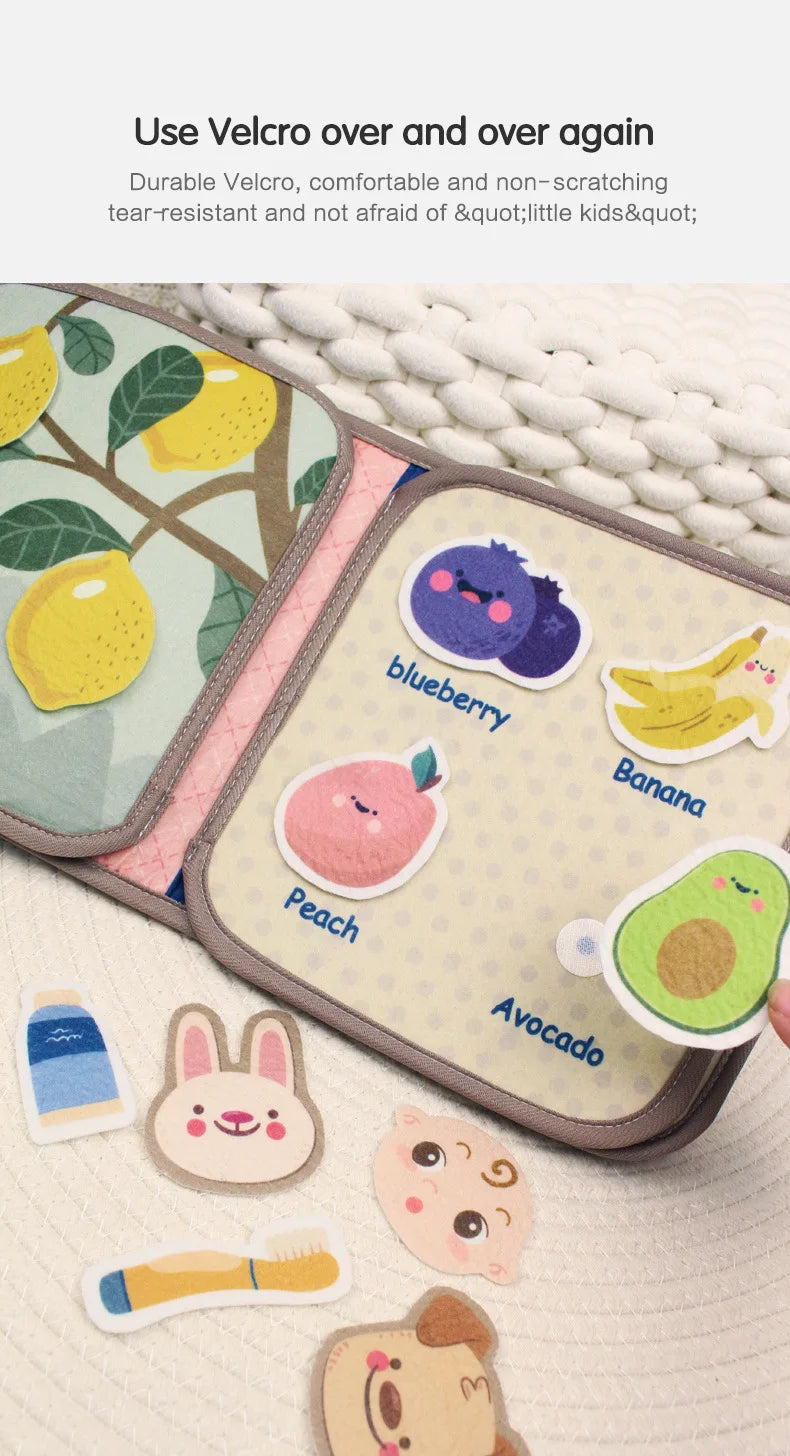 Montessori Inspired Busy Baby Peel N Stick Book