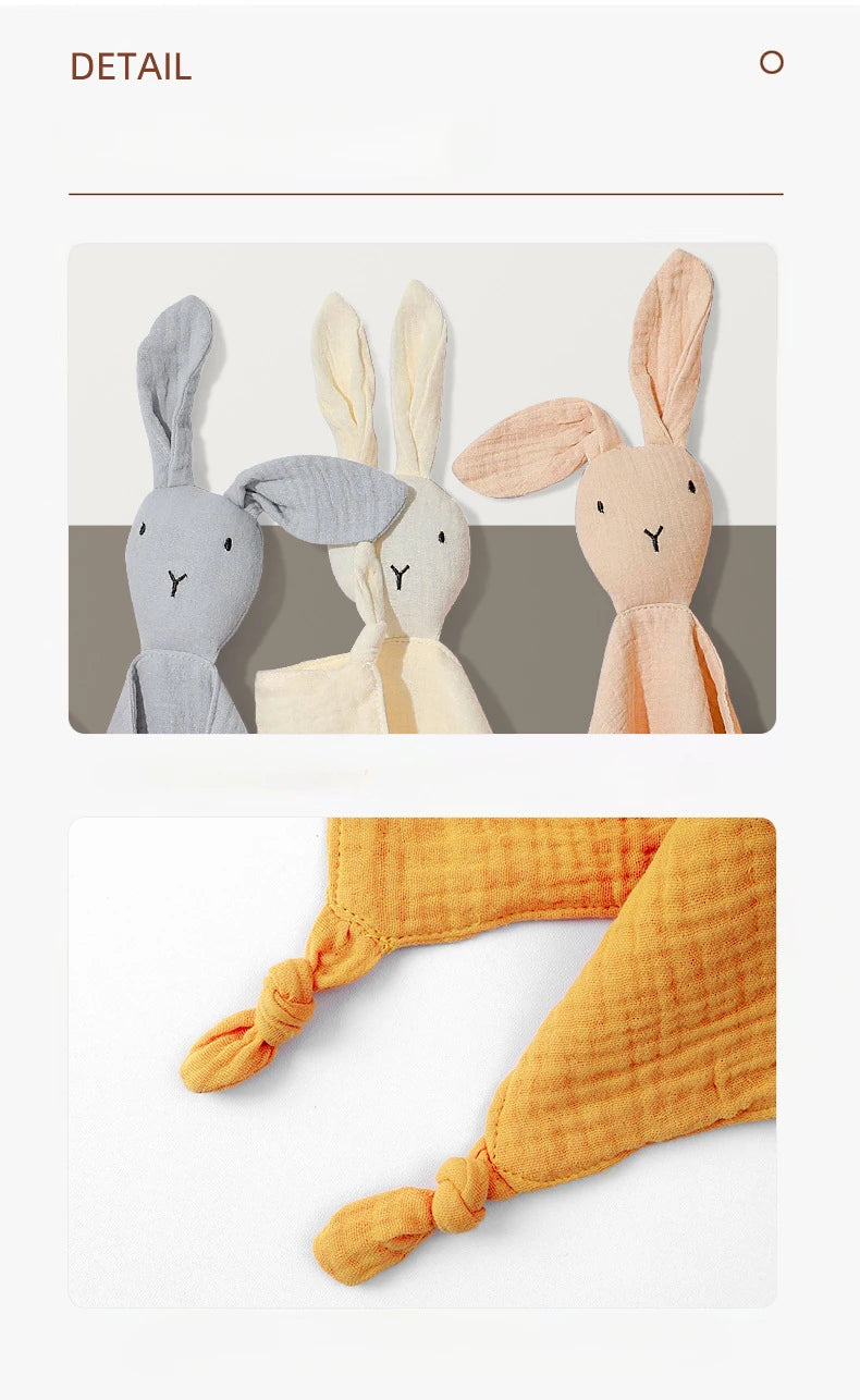 Little Rabbit Baby Spit Blanket