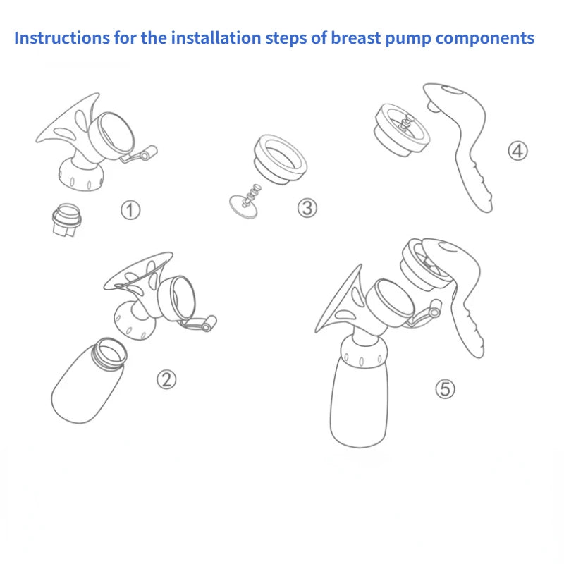 High Suction Manual Postpartum Breast Pump