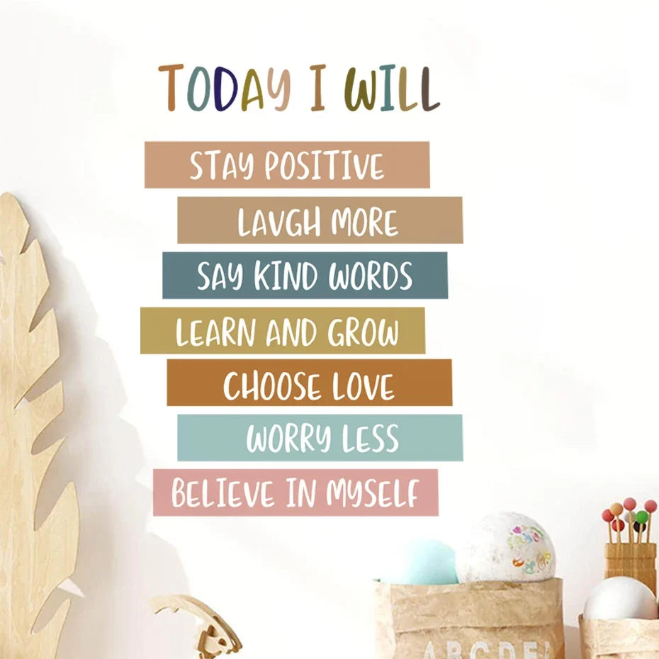 Positive Affirmations Wall Stickers