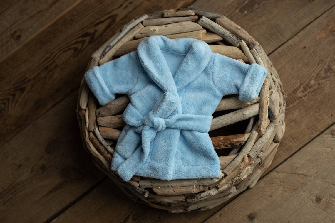 Newborn Photography Hooded Robe Set