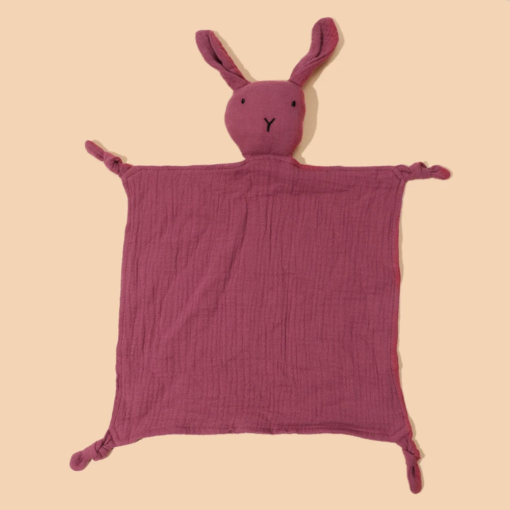 Bunny Love Muslin Tiny Blanket for Babies