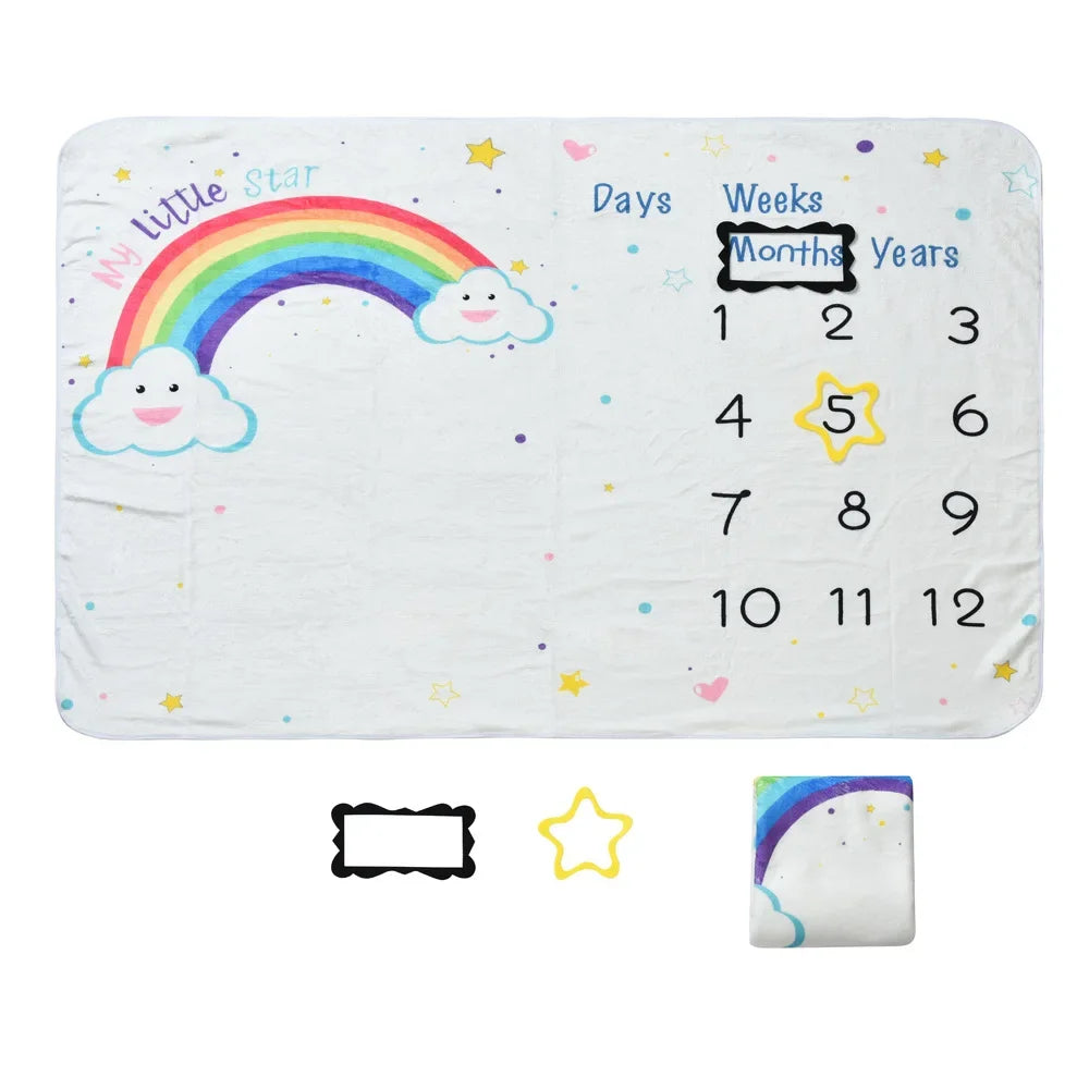 Baby Photography Growth Blanket