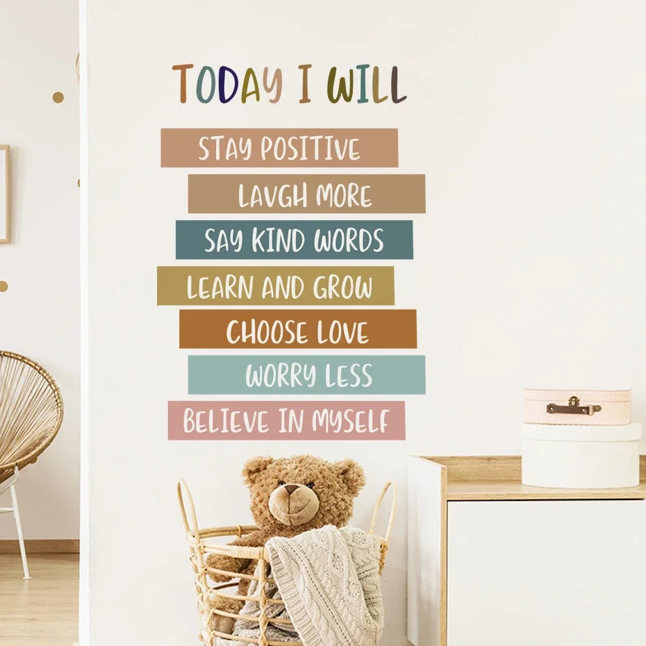 Positive Affirmations Wall Stickers