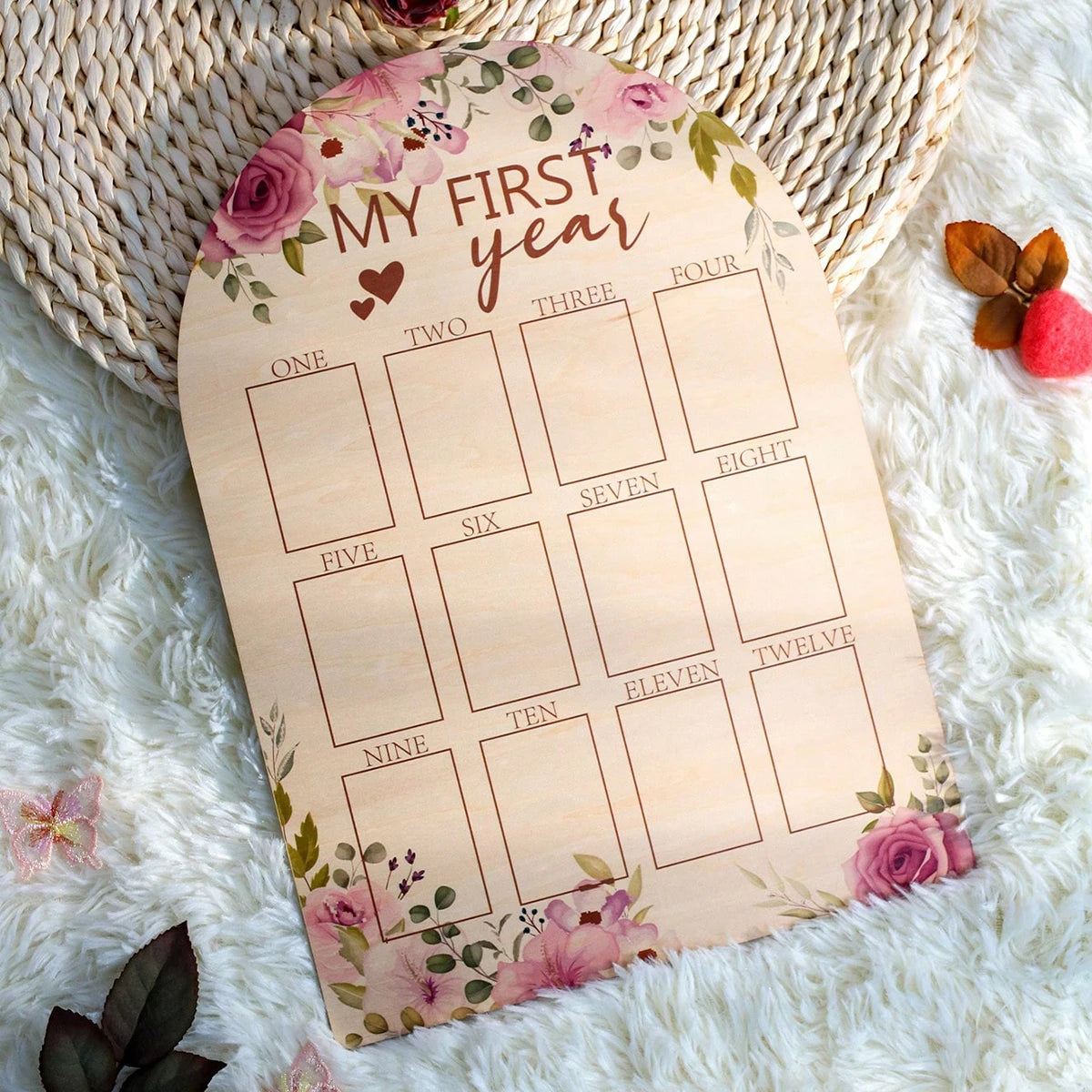 Baby First Year Photo Frame