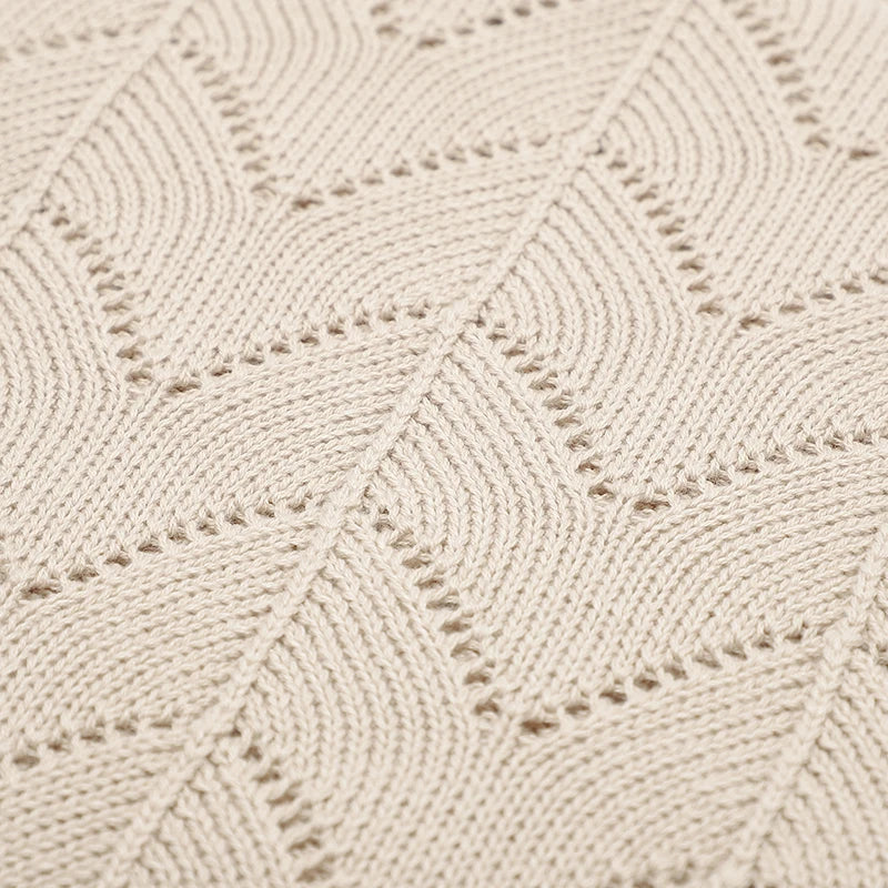 Biki Cotton Knitted Swaddle Wrap Blanket