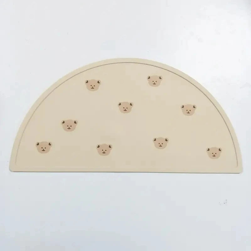 Baby silicone placemat mat