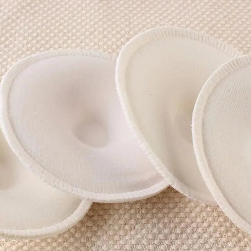 4/8Pcs New Bamboo Breast Pad Nursing Pads For Mum Washable Waterproof Feeding Pad Bamboo Reusable