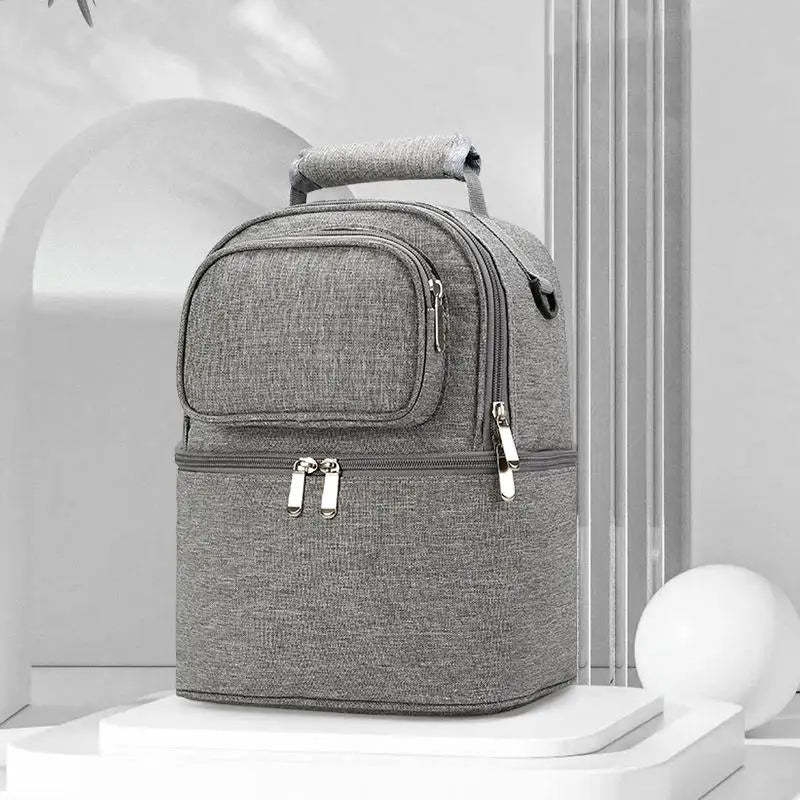 Double Layer Insulation Breast Feeding Storage Bag