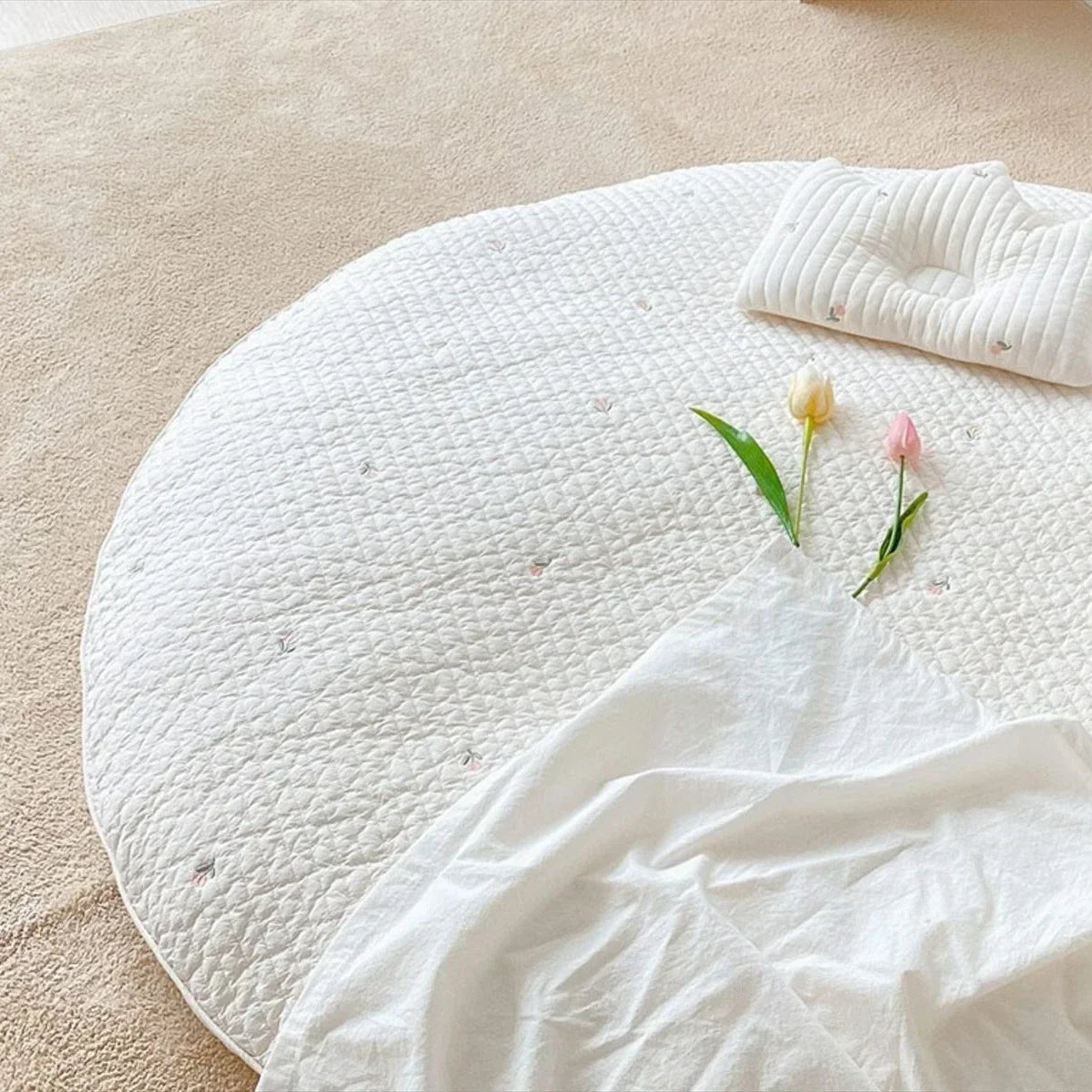 Cocoa Bean Baby Soft Cotton Play Mat