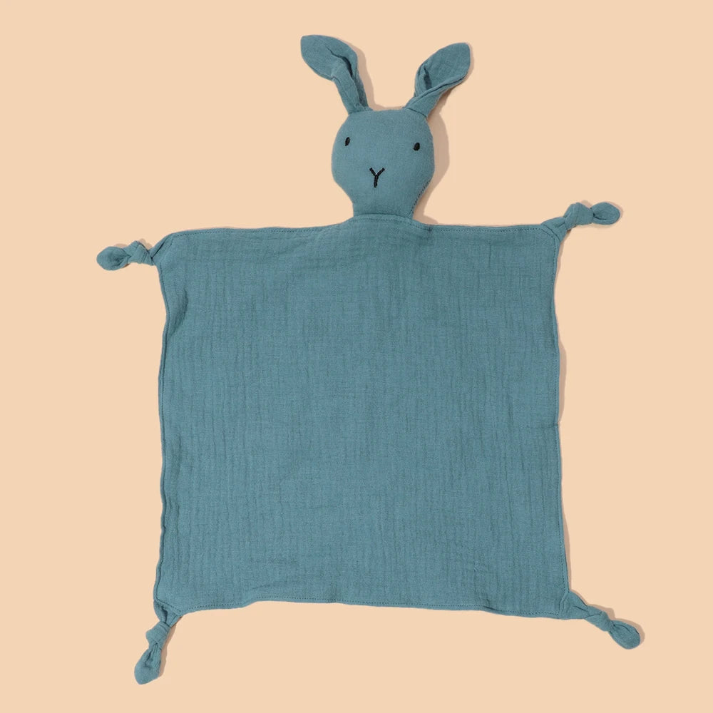 Bunny Love Muslin Tiny Blanket for Babies