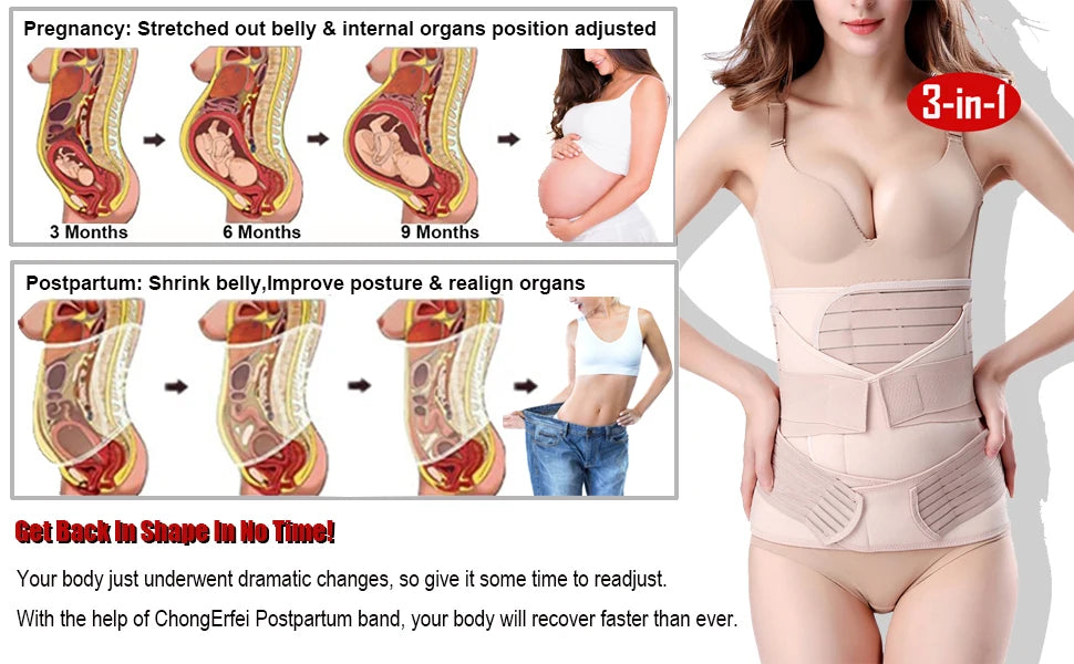 3 in 1 Postpartum Belly Band