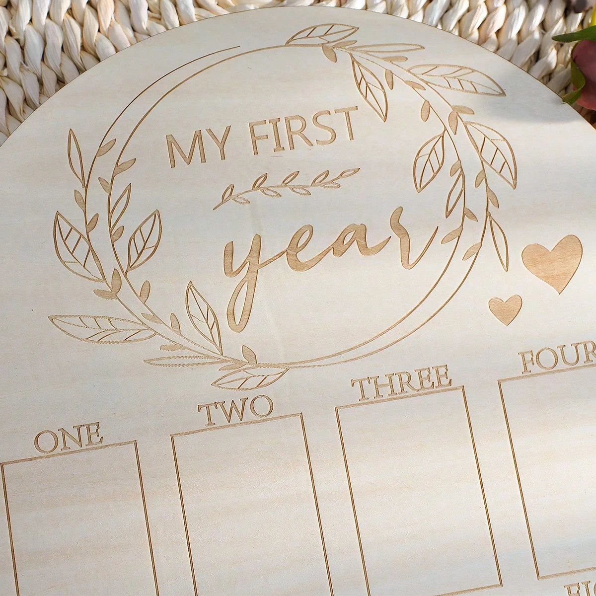Baby First Year Photo Frame
