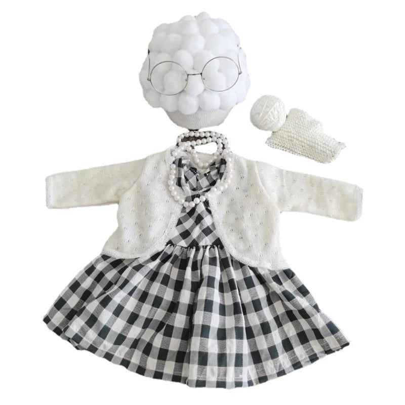 Newborn Grandmother Photo Shoot Outfit
