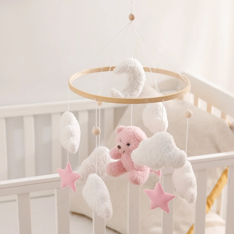 Baby Bell Dream Wooden Crib Mobile