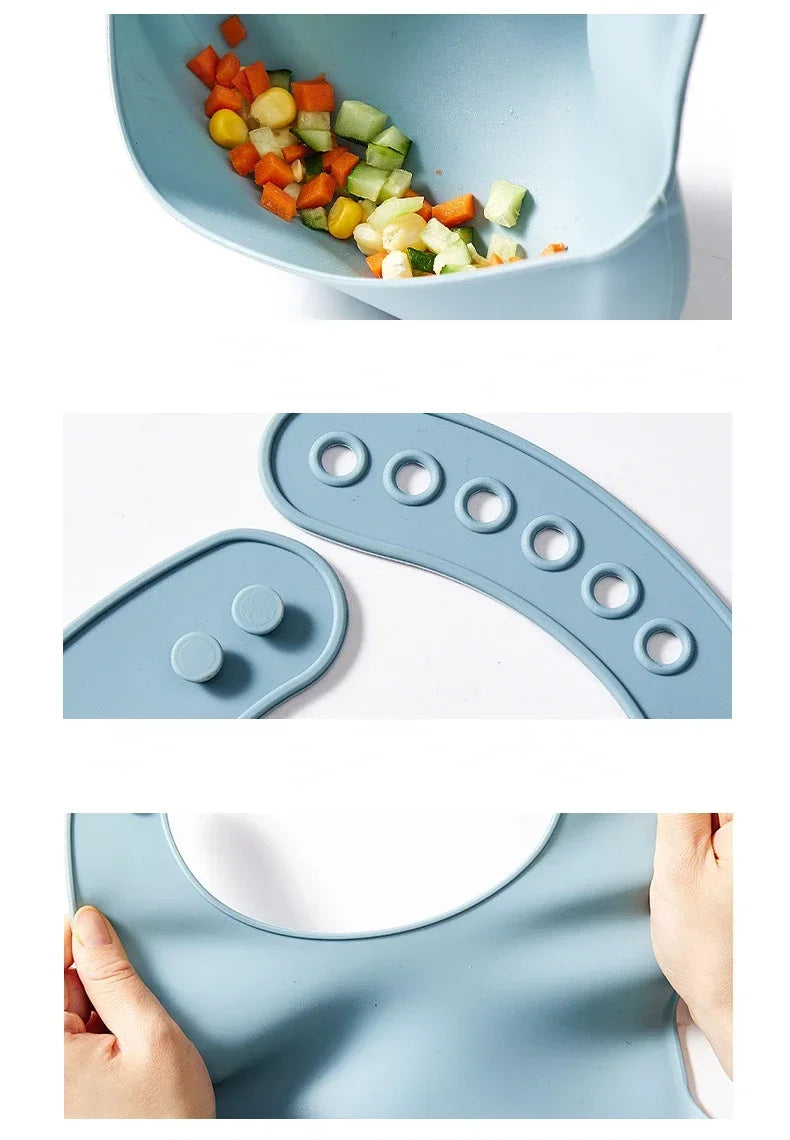 Baby Silicone Waterproof Bib