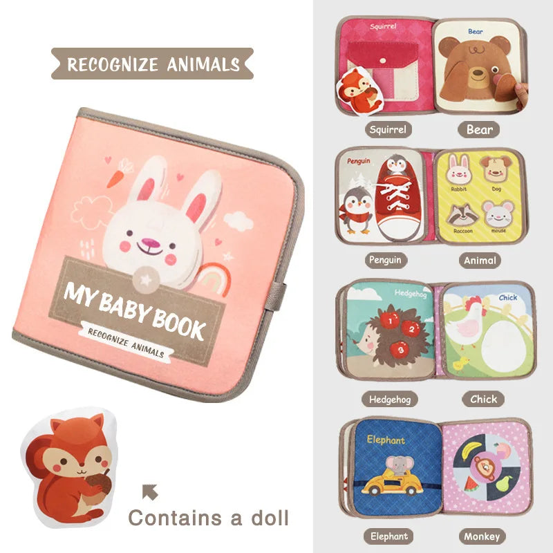 Montessori Inspired Busy Baby Peel N Stick Book