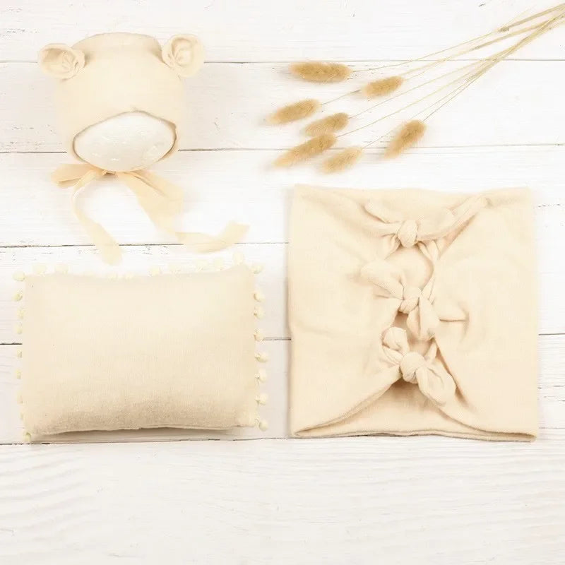 Cute Mouse Baby Photo Shoot 3/pcs Outfit