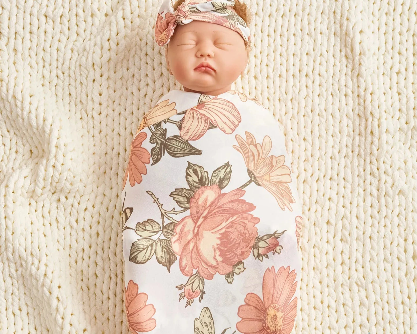 New Born Baby Girls Swaddle Wrap