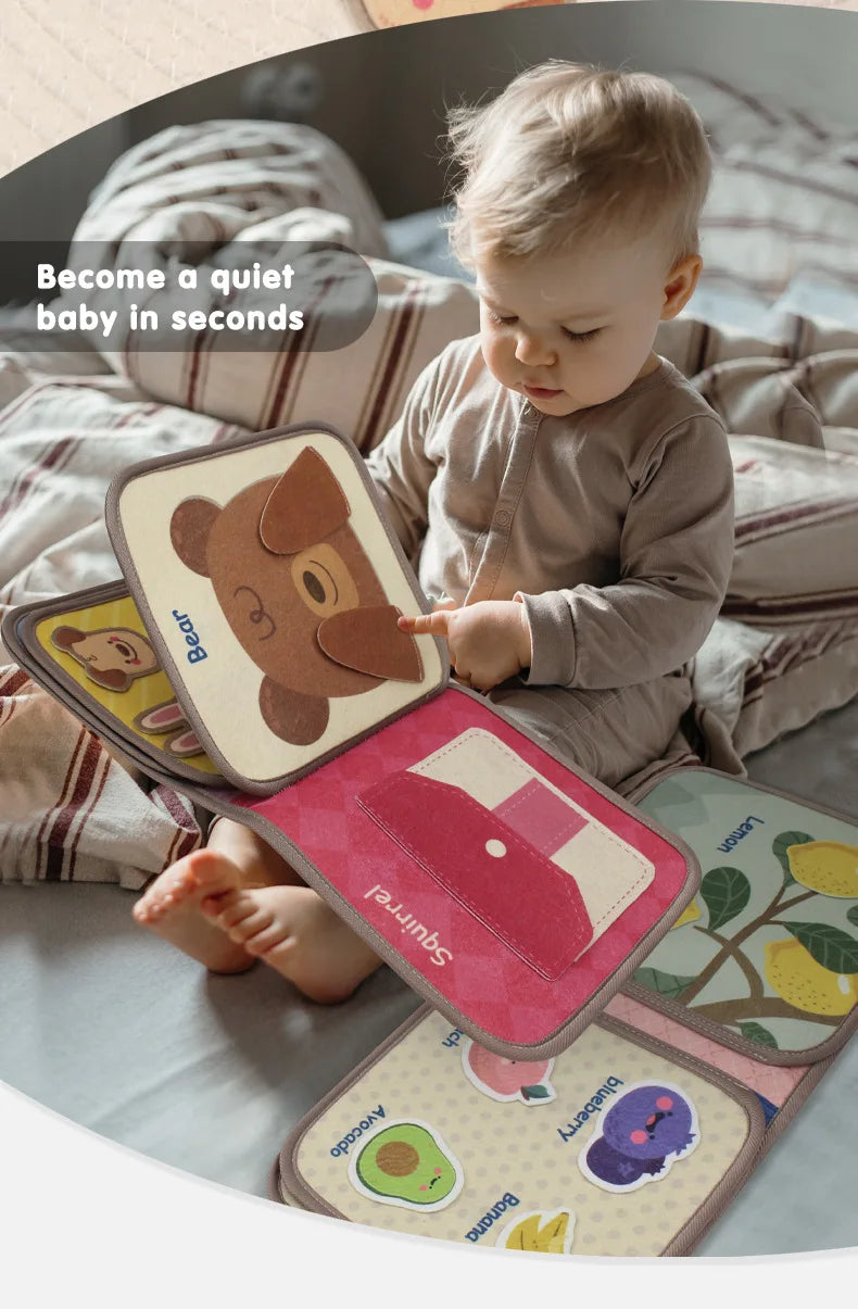Montessori Inspired Busy Baby Peel N Stick Book