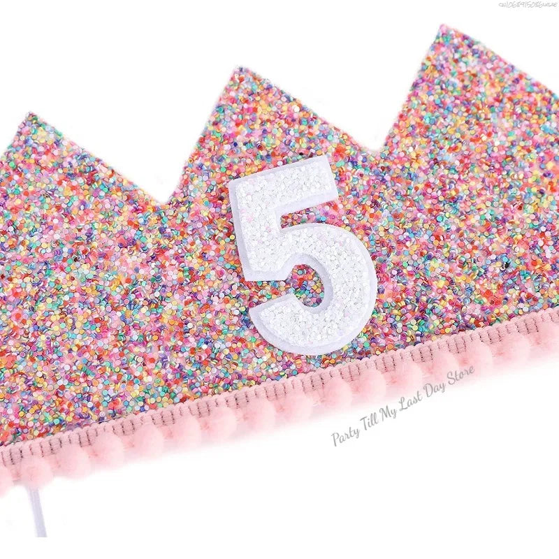 1 Year Old First Birthday Powder Crown