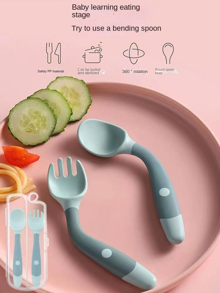 Soft and flexible baby feeding spoon se