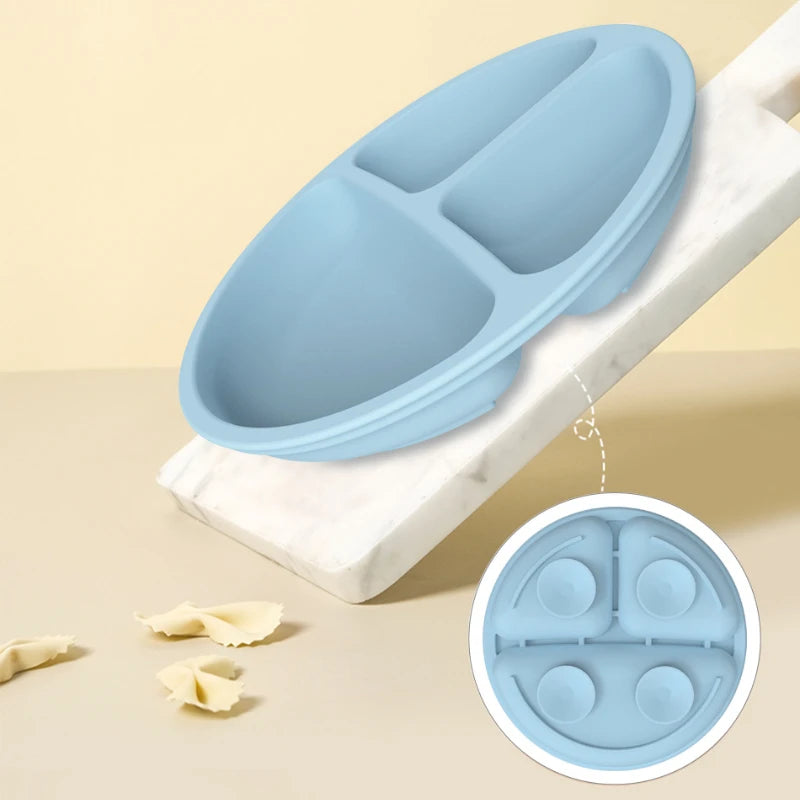 Silicone Baby Suction Bowl Feeding Set