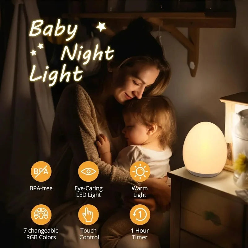 Warm LED Baby Night Lamp
