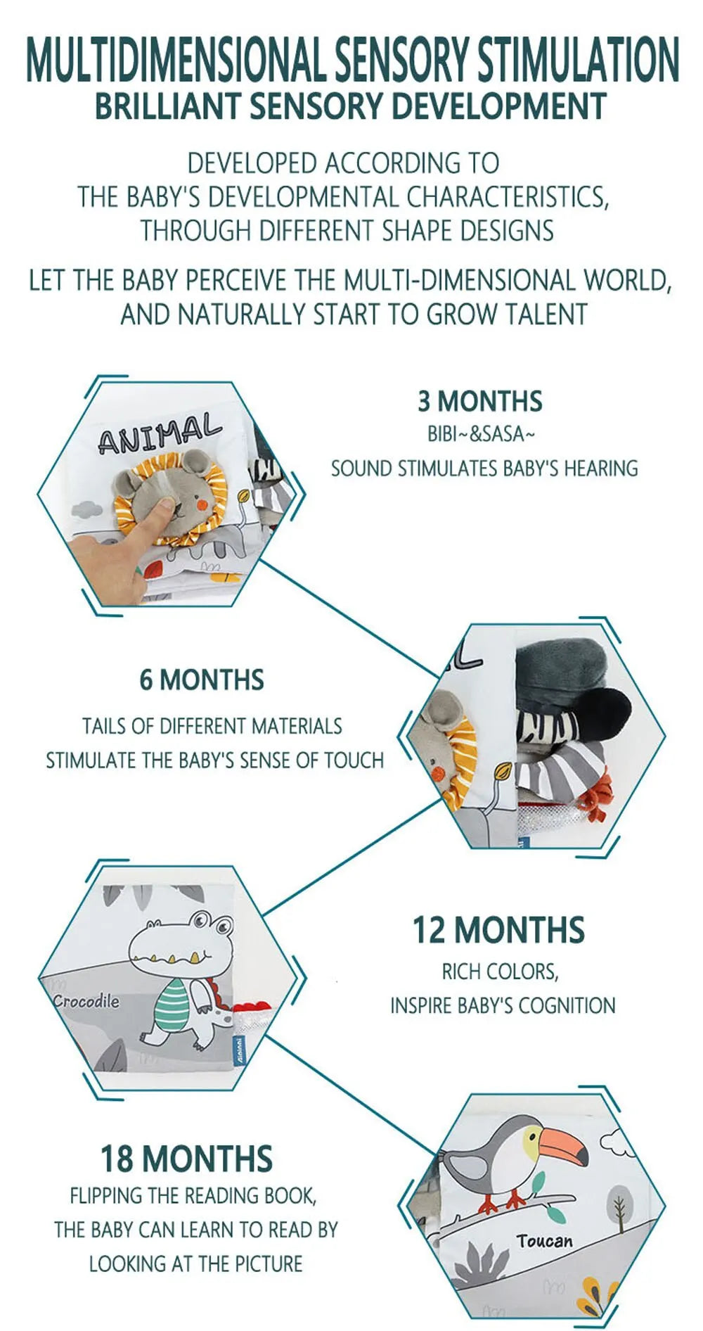 Soft 3D Baby Books