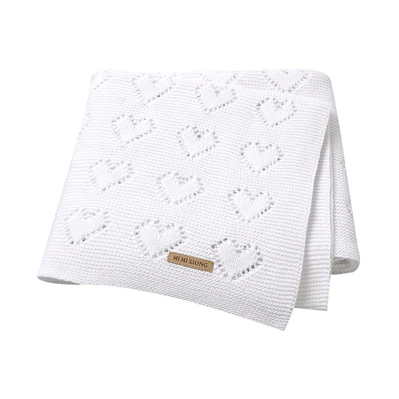 Biki Cotton Knitted Swaddle Wrap Blanket