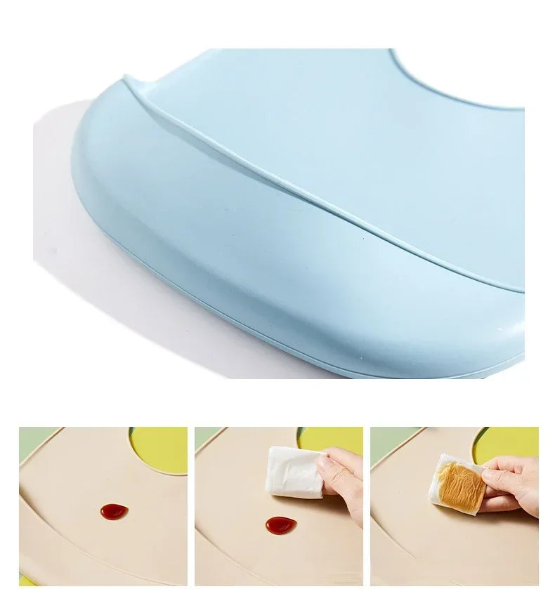 Baby Silicone Waterproof Bib