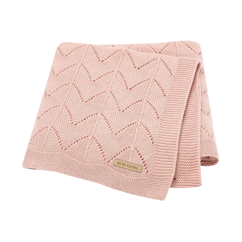 Biki Cotton Knitted Swaddle Wrap Blanket