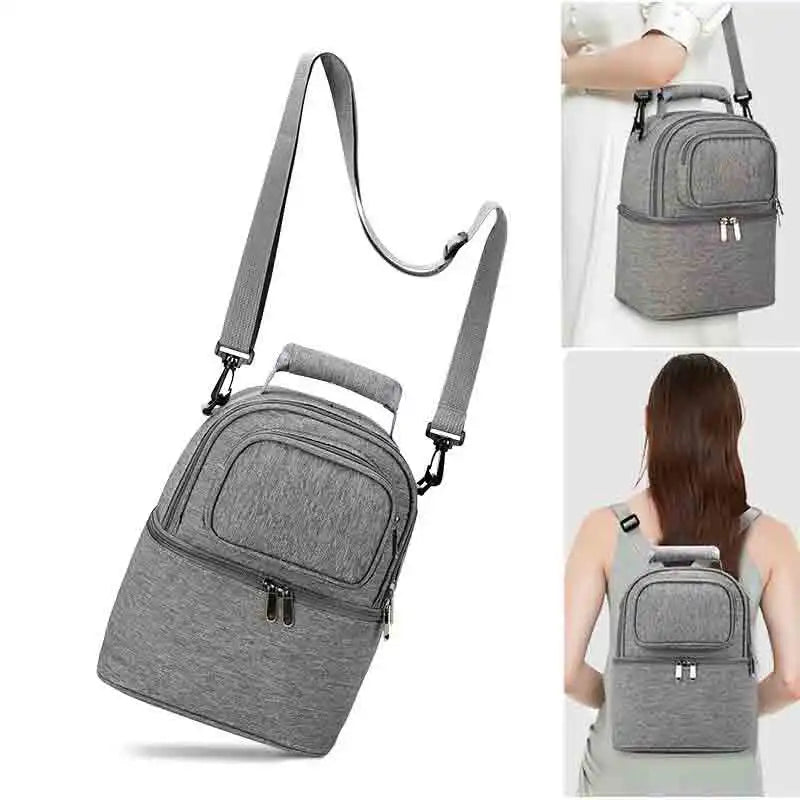 Double Layer Insulation Breast Feeding Storage Bag
