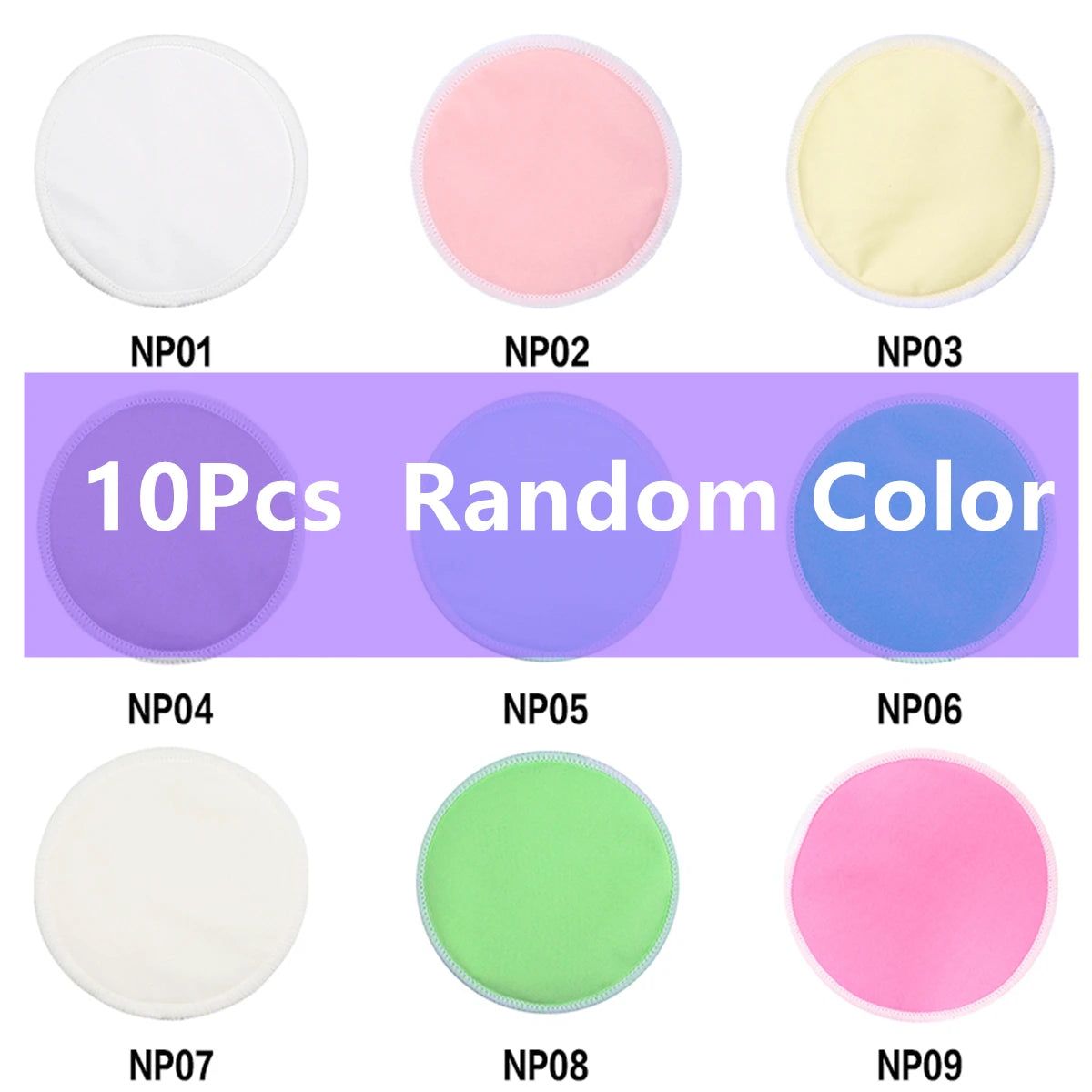14Pcs Organic Reusable Nursing Pads