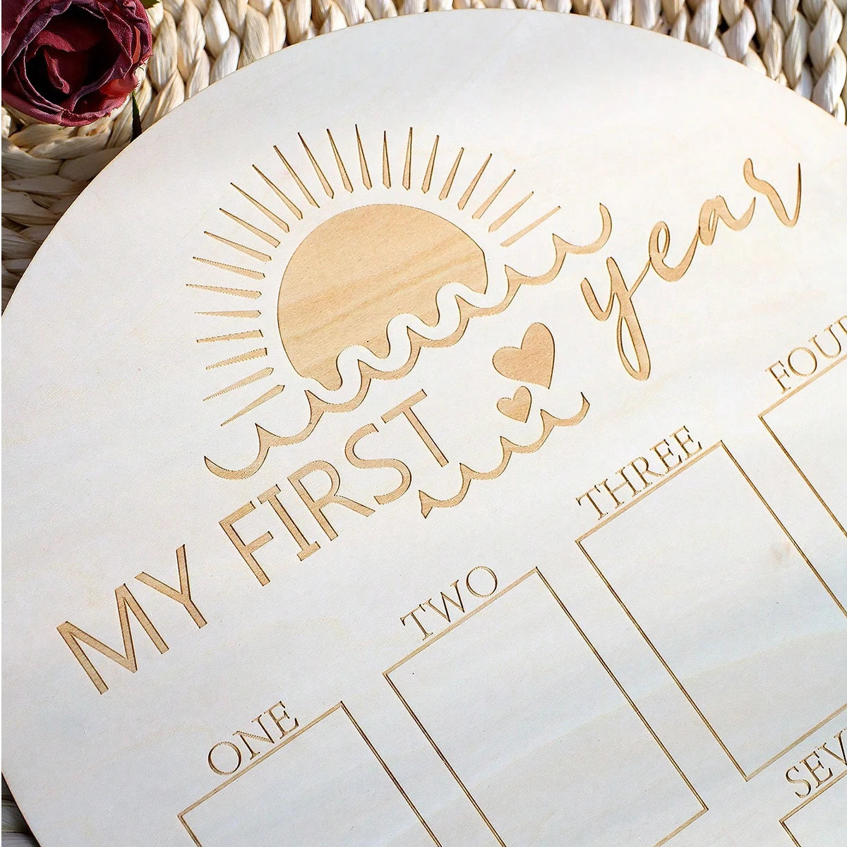 Baby First Year Photo Frame
