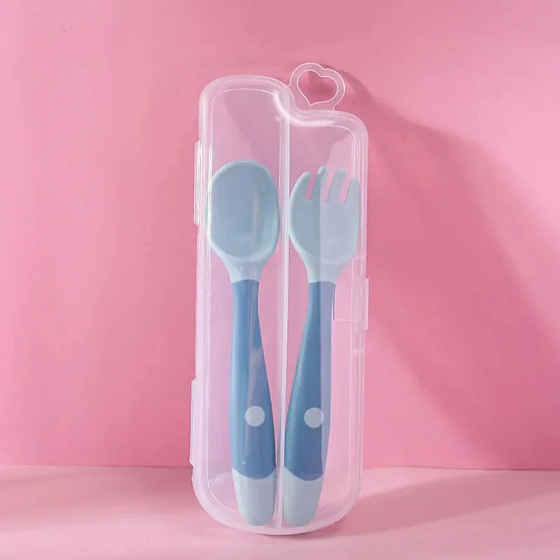 Soft and flexible baby feeding spoon se