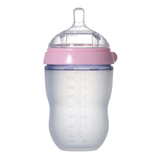 Baby Bottle with Silicone Handle