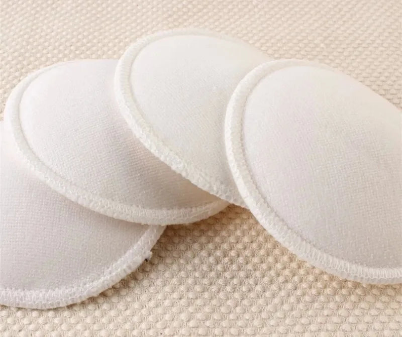 4/8Pcs New Bamboo Breast Pad Nursing Pads For Mum Washable Waterproof Feeding Pad Bamboo Reusable