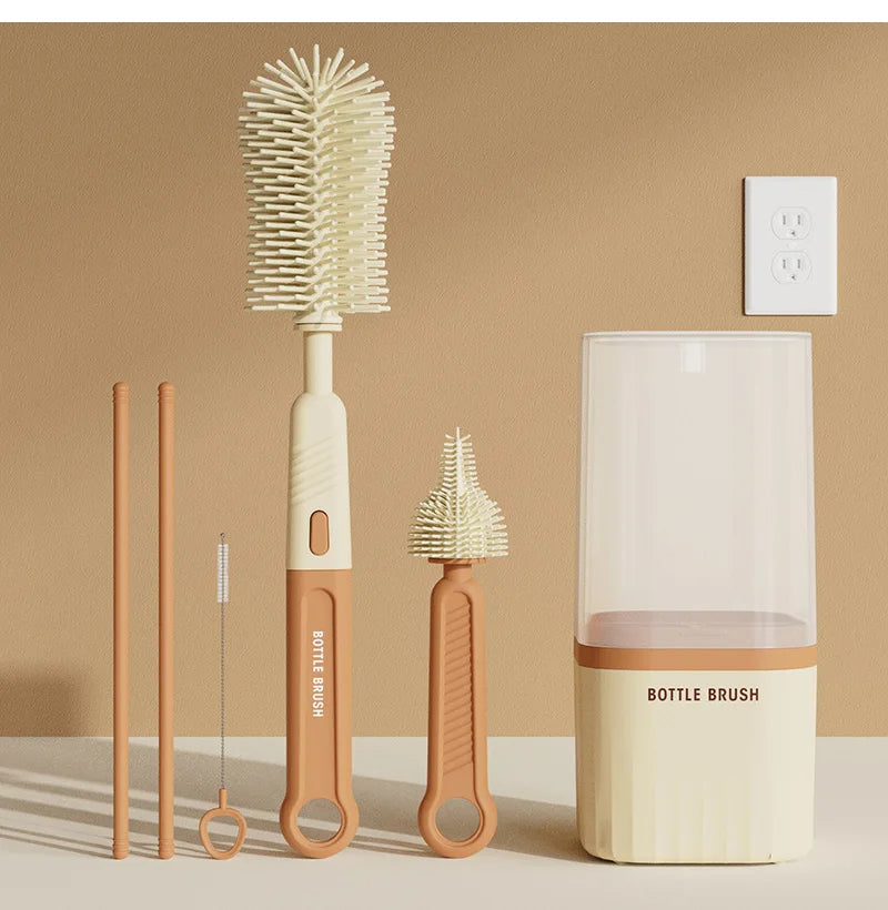 Silicone Baby Bottle Brush Set