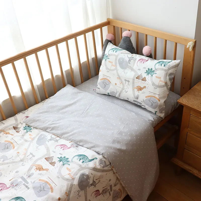 3 Pcs Cotton Cartoon Bed Linens