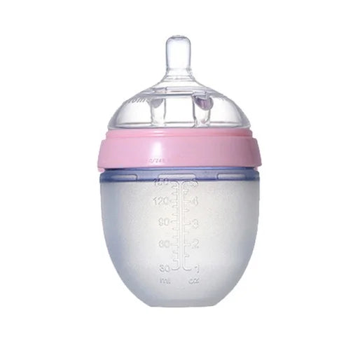 Baby Bottle with Silicone Handle