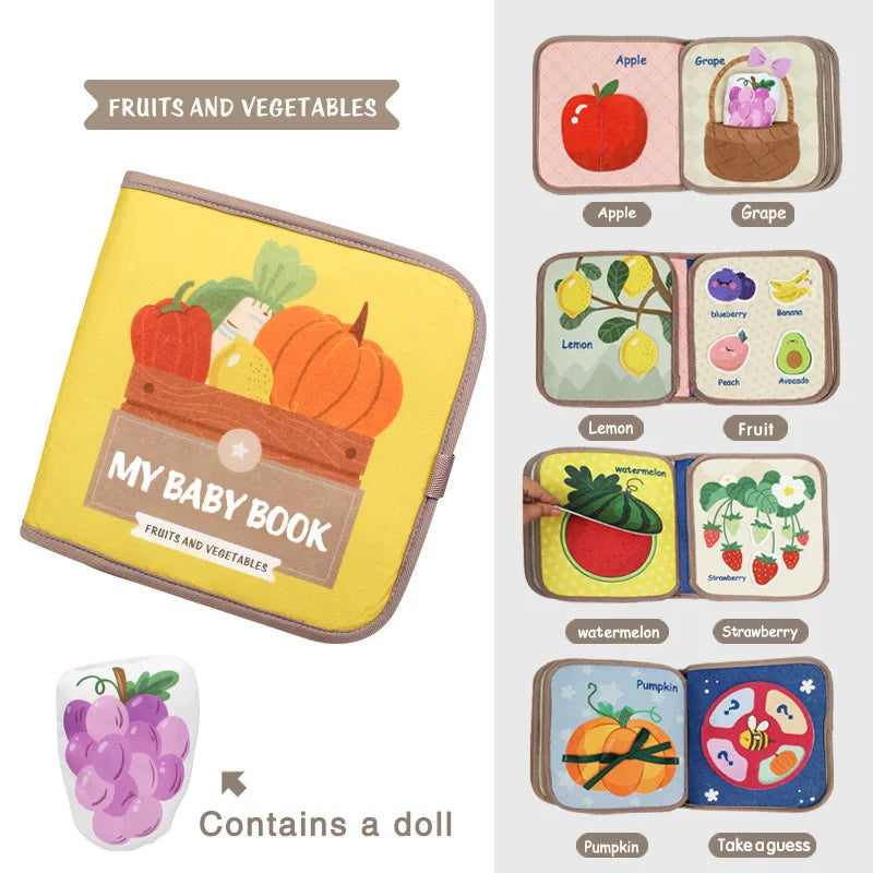 Montessori Inspired Busy Baby Peel N Stick Book