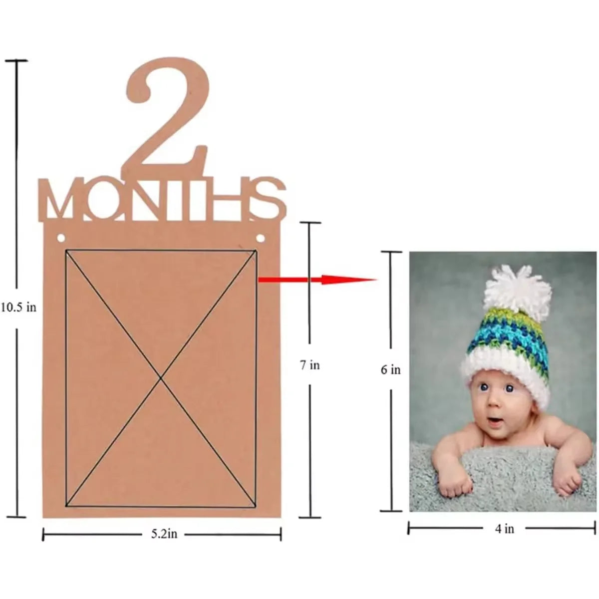 1st Birthday Baby Photo Banner