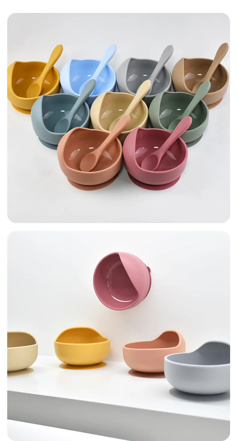 Infant Anti Drip Snail Bowl
