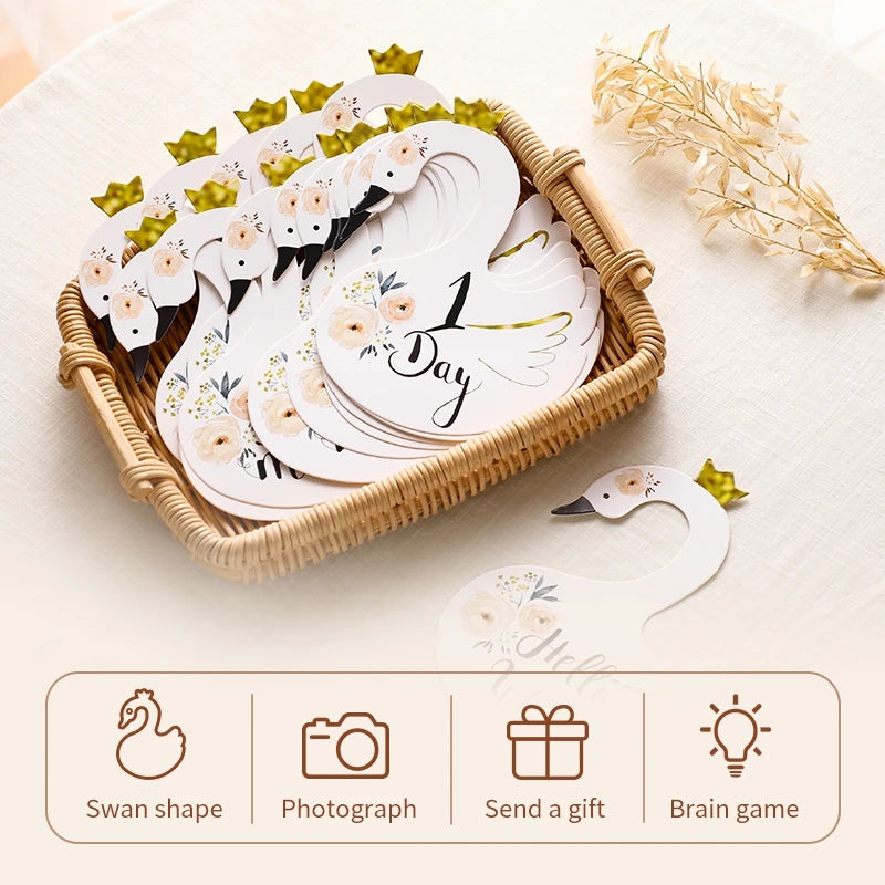 Wooden Number Milestone Cards For Baby